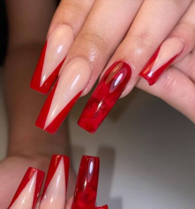 Nude and Red