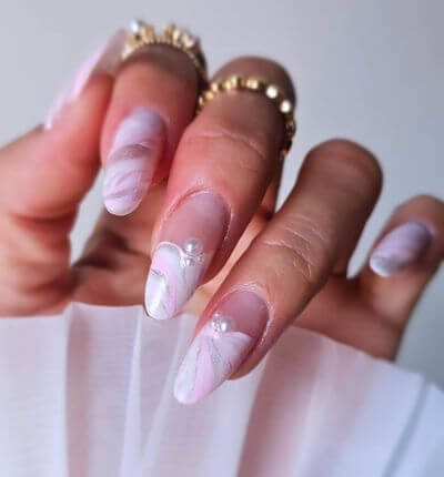 Pearl Nail Art Design