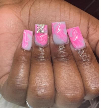 Short Square Nails 